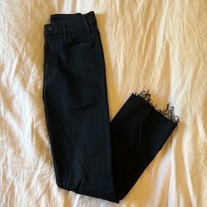 Mother “The Hustler Ankle Fray” Denim